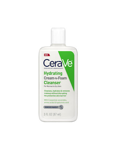 CeraVe  Cerave  Hydrating Cream to Foam cleanser 87Ml