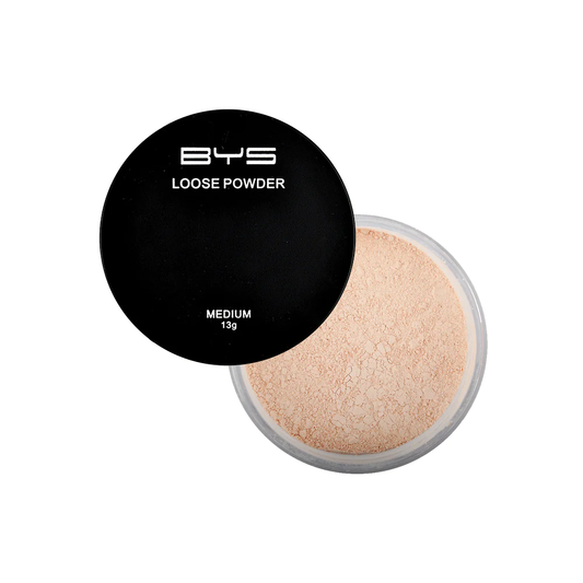 BYS LOOSE POWDER 02 LIGHT TO MEDIUM WITH PUFF
