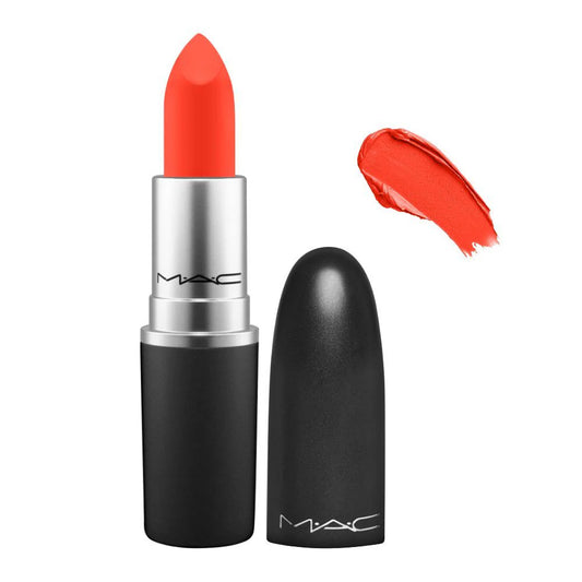Mac  Mac Powder Kiss Lipstick Rouge A Levers # 303 Style Shocked