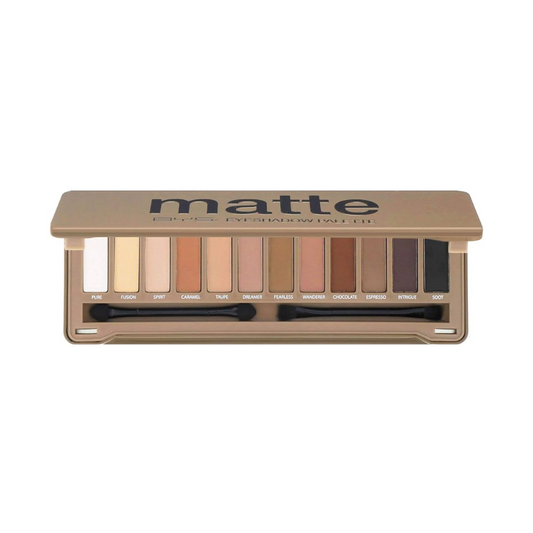 BYS MATTE EYESHADOW PALLETTE 12 COLOURS(NATURAL)