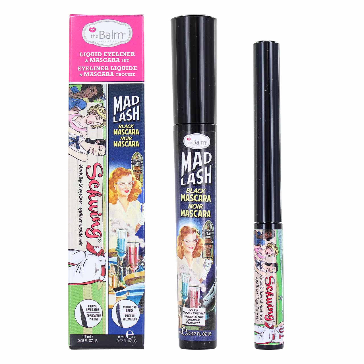 The Balm  MASCARA And LINER Schwing and Mad Lash Kit